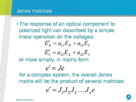 polarimeter jones matrix|polarimetry 2.